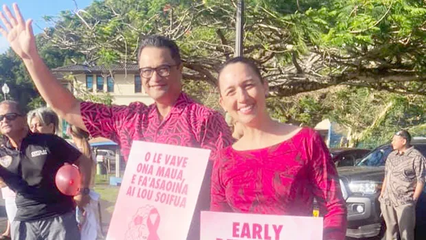 Lt. Gov. Talauega Eleasalo Ale and Marion McGuire Ale