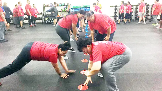 TAOA exercise group at SSY gym