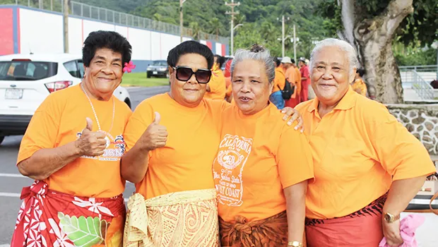 Seniors at Disability Awareness Month wave