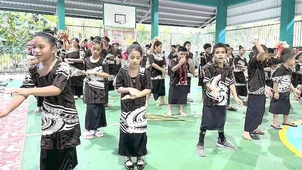 Tautalatasi Tuato’o Elementary School students