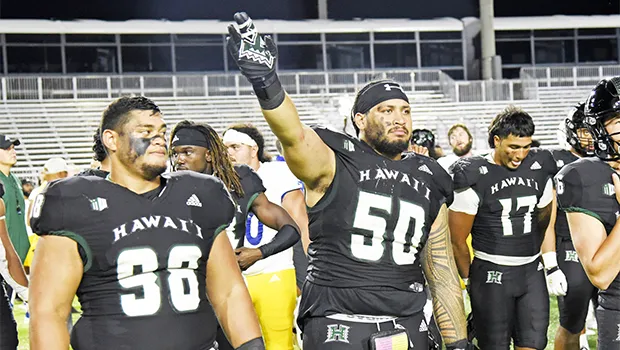 Fo’i Shaw, Justus Tavai and Isaiah Tufaga