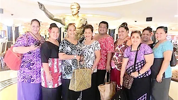 Group photo of teachers in Las Vegas