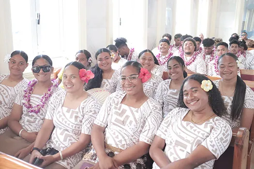 Some members of Team American Samoa 