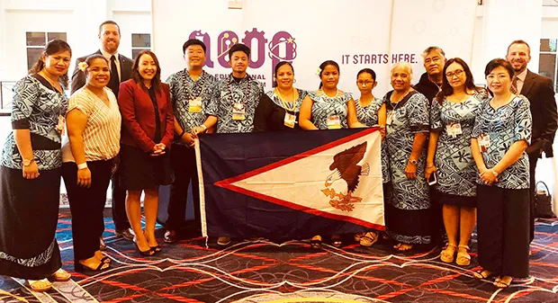 Pacific Horizons students with parents and teachers at Junior Solar Sprint Competition 