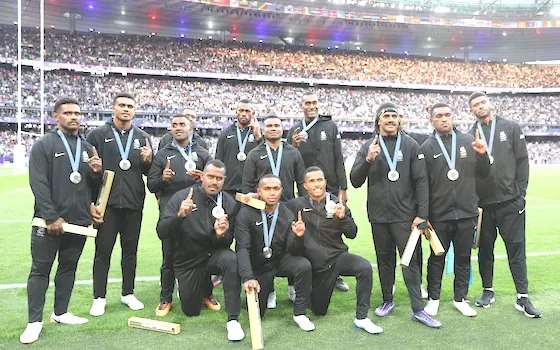 Fiji is the silver medal winner 