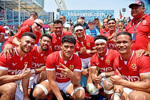 A joyous Team Tonga 7s 