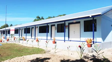 The newly reconstructed Salua Primary School