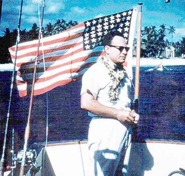 1957 photo of Gov. Uifa’atali Peter T. Coleman in Tutuila