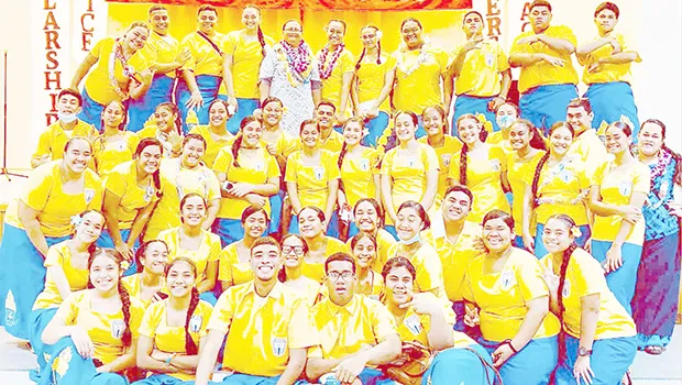 Members of the Tafuna High School’s National Honor Society