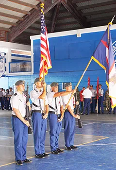 THS JROTC COLOR GUARD