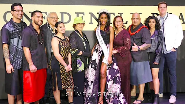 Miss Nevada USA 2019, Tianna Jacqlyn Nomura McMoore Timu Tuamoheloa with her proud grandparents, her parents, brothers, niece, and best friend 