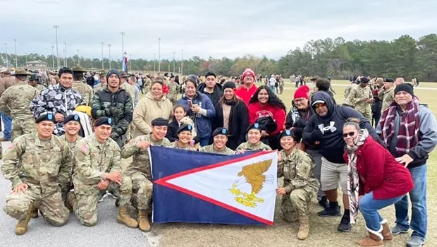 Toa o Samoa after graduating from basic training 