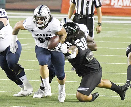 Nevada Wolfpack running back, Toa Taua 