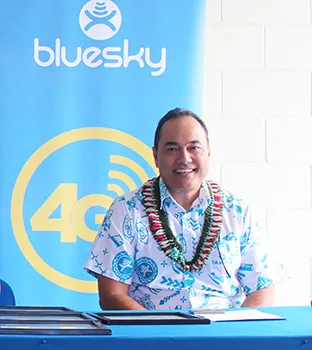 Bluesky Pacific Group chief executive officer Toleafoa Tiafau Douglas Creevey