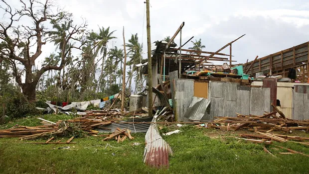 The aftermath of Cyclone Gita 