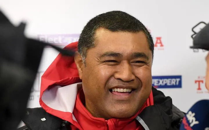 Rugby World Cup winner and Tonga coach Toutai Kefu 