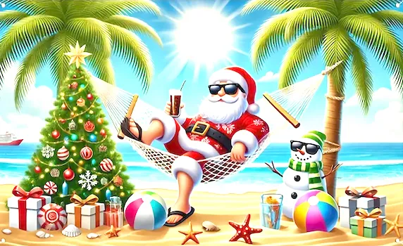 Tropical Santa
