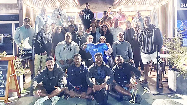 Troy & Theodora Polamalu with Manu Samoa