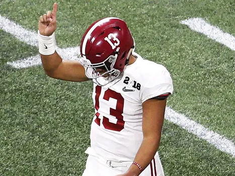 Alabama quarterback Tua Tagovailoa 