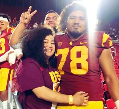 USC defensive lineman Jay Tufele