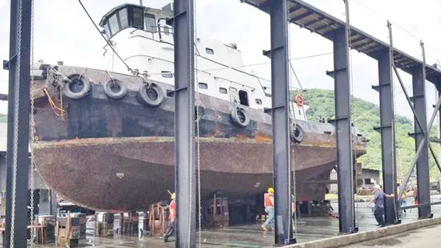 ASG tugboat, Sailele on the slipway