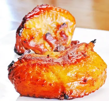 Barbecued turkey tails