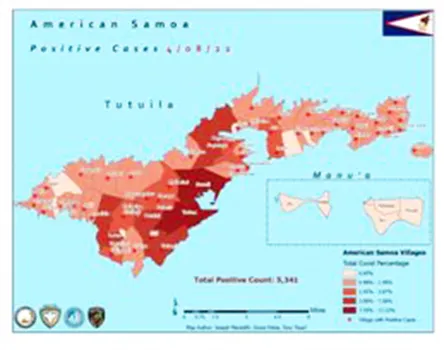 Tutuila COVID map