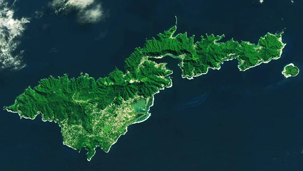 Landsat image of American Samoa’s Tutuila Island