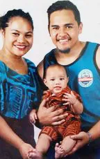 Jeremiah Malaki Tauili'ili with his family.