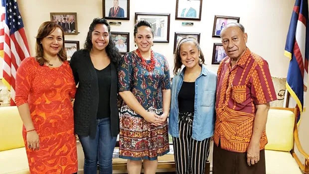 Ms. Bonnelley Pauulu (ASG-Hawaii), Ms. Oilau Lutali (UH), Ms. H. Gingerlei Porter (UH), Ms. Britanica Sene (UH) and Mr. Soliali’i Falepo (ASG-Hawaii) 