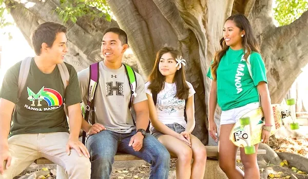 UH students on campus