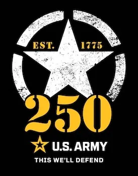 U.S. ARMY 250 YEARS LOGO