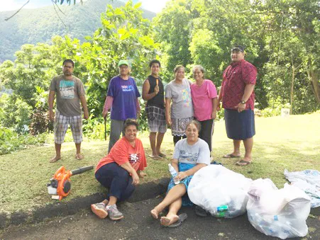 Utulei villagers are already on the clean up bandwagon 