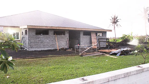 Extension under construction at VA Center in Tafuna
