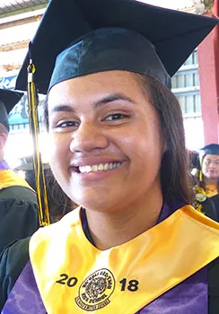 NVTHS 2018 Valedictorian, Jayne F.M. Solofa