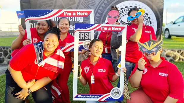 Dept. of Health vaccination team