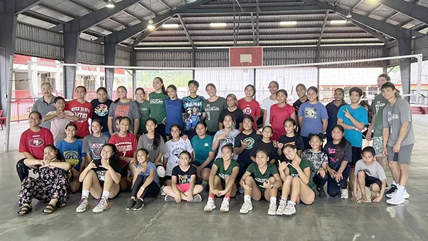 hildren ranging from ages 9-12, who participated at the Matafao Elementary School 