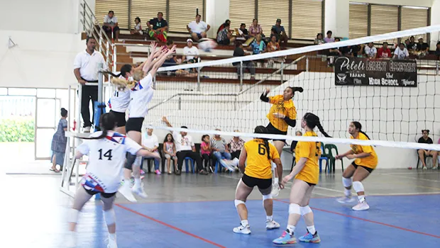 Samoa Bowl volleyball action