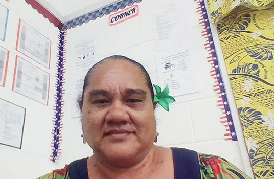 Ms. Vineta Tagaloa of Mt. Alava Elementary School 