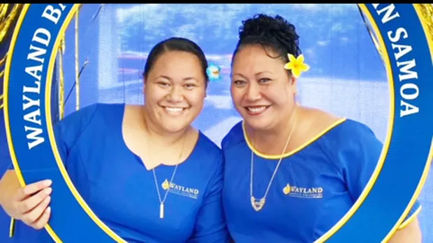 Two Wayland Univ. grads