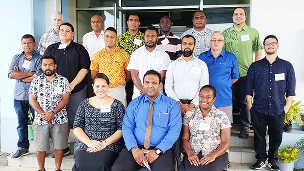 Participants at the training for weather information emergency managers 
