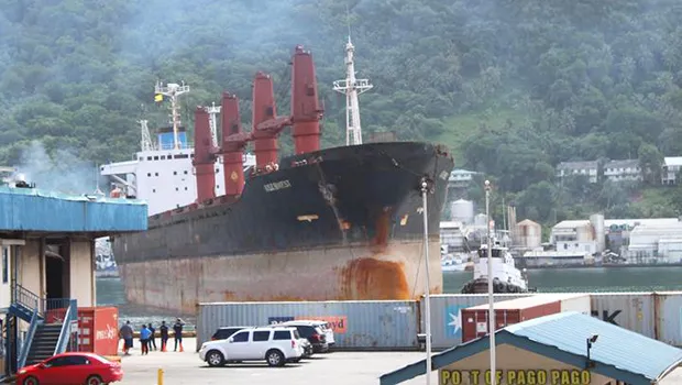  Wise Honest docking in Pago Pago harbor