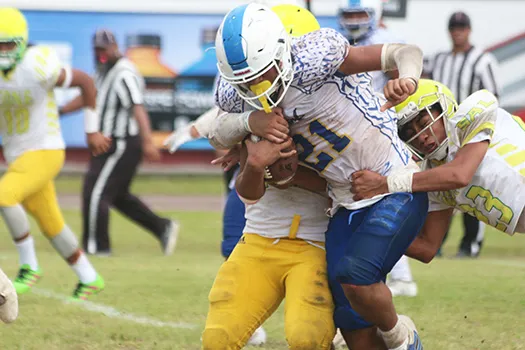 Johnson Talauega of the Samoana Sharks