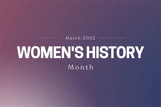 Women's History Month banner