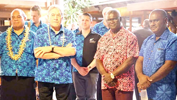  NZ Deputy PM Winston Peters in Vanuatu