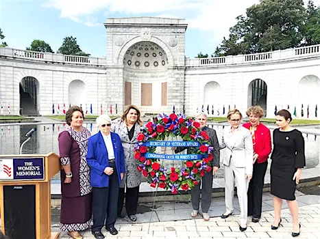 Members of the Congressional Caucus for Women’s Issues including Aumua Amata