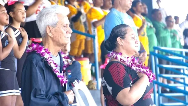 Lt. Governor Pulumataala Ae Ae Jr. and others